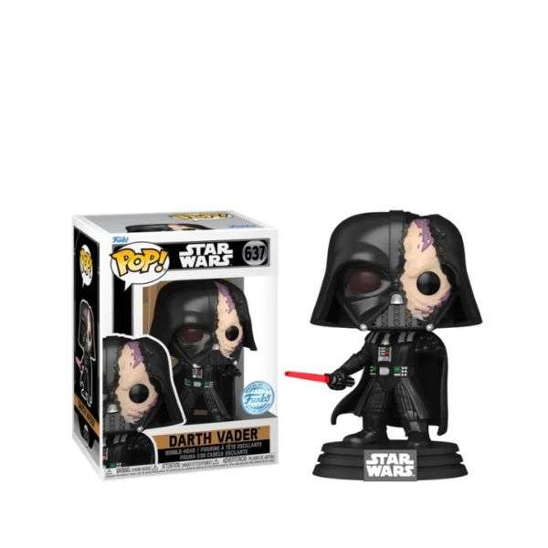 Funko Pop! Star Wars : Obi-Wan Kenobi  Darth Vader in Damaged Helmet Special Edition