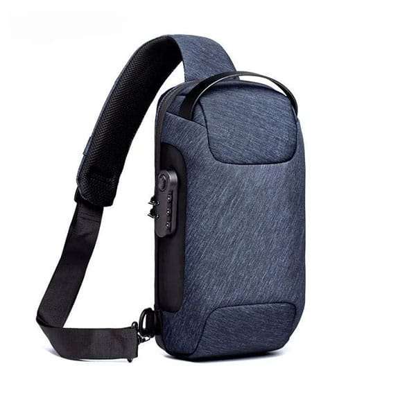 Multi-functional Crossbody bag with External USB Port Anti-theft