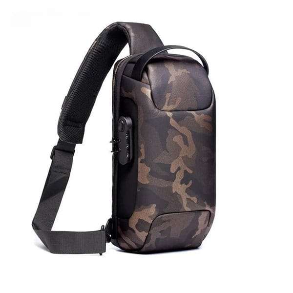 Multi-functional Crossbody bag with External USB Port Anti-theft