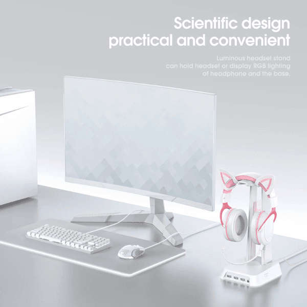 ONIKUMA ST-2 USB Hub Headset Stand