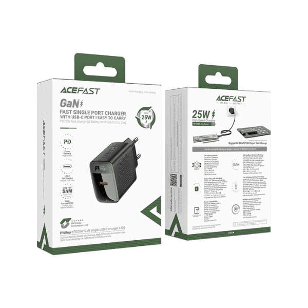 ACEFAST Fast Charge Wall Charger A104 PD25W GaN