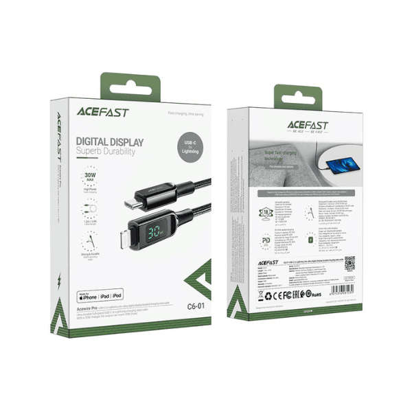 ACEFAST Charging Data Cable C6-01 USB-C to Lightning