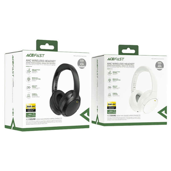 ACEFAST H6 ANC Wireless Headset White