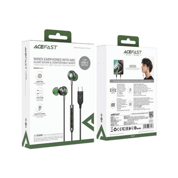 ACEFAST L5 Wired Earphones (USB-C)