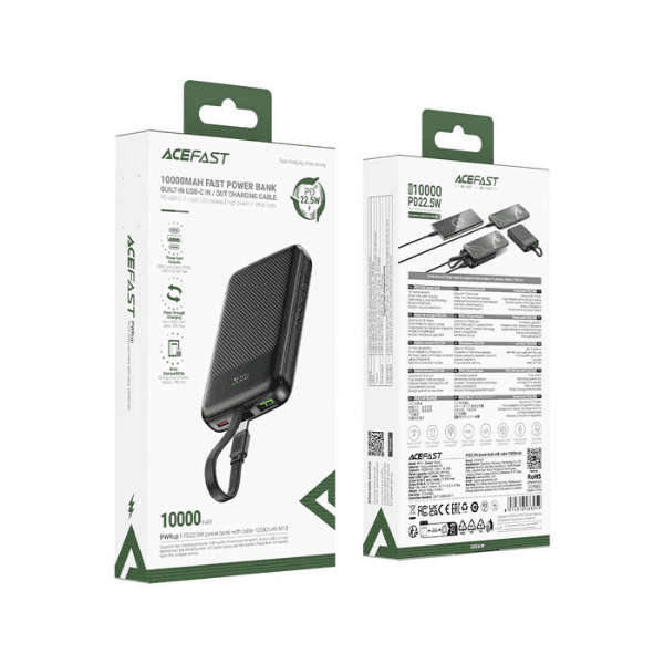 ACEFAST Fast Charge Power Bank M13 PD22.5W 10000mAh