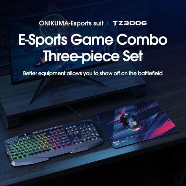 ONIKUMA TZ3006 3-in-1 Gaming Combo Set