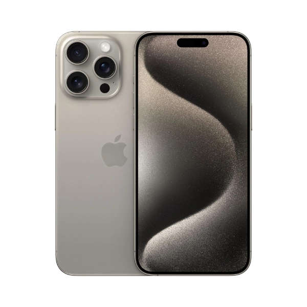 Apple iPhone 15 Pro Max 256GB - Natural Titanium (RENEWED)