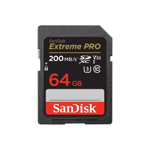 SanDisk Extreme PRO SDXC UHS-I CARD - 64GB