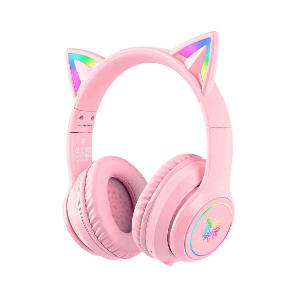 Onikuma B90 RGB Cat Ear Bluetooth 5.0 Wireless Gaming Headset