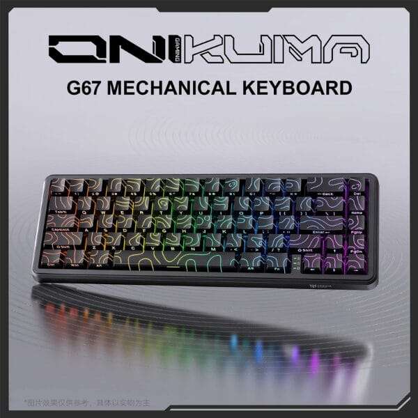 ONIKUMA G67 Wired RGB Mechanical Keyboard