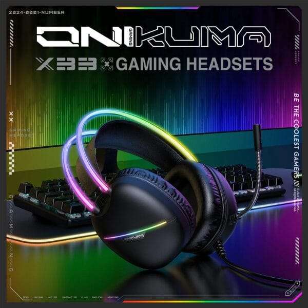 ONIKUMA X33 Wired Gaming Headset
