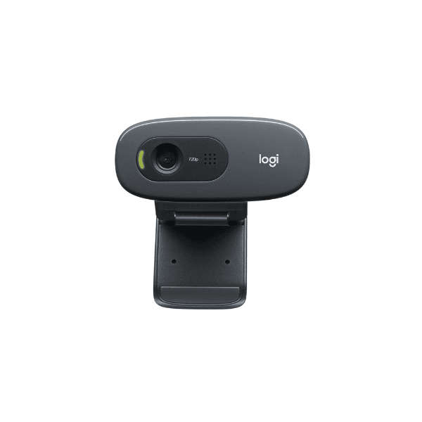 Logitech C270 720p HD Webcam  Black