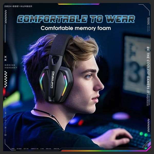 ONIKUMA GT826 Tri-Mode Wireless Gaming Headphones