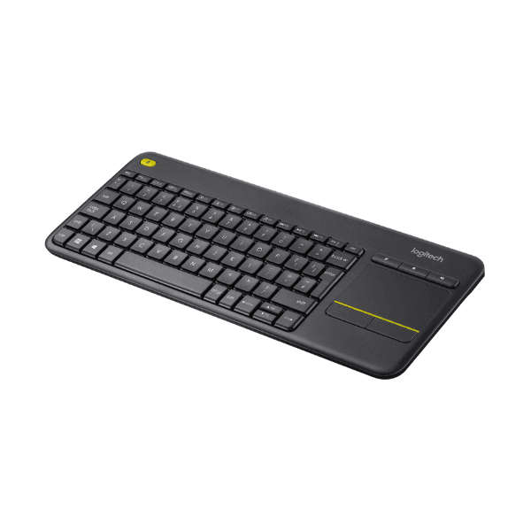 Logitech K400 Plus  Wireless Keyboard with Builtin Touchpad  Black