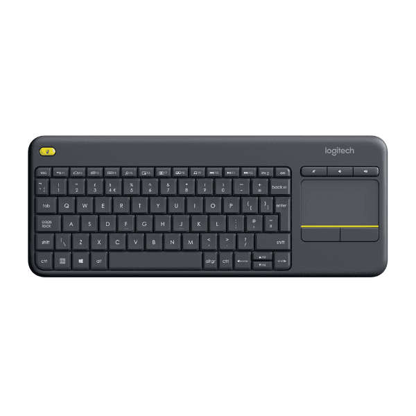 Logitech K400 Plus  Wireless Keyboard with Builtin Touchpad  Black
