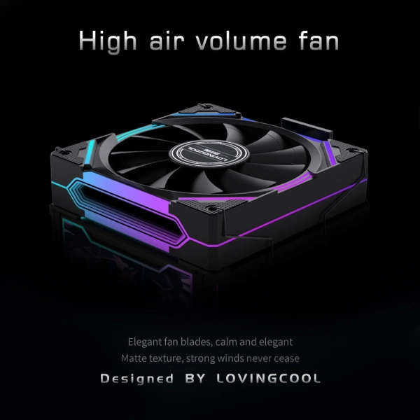 LovingCool J160 CPU Air Cooler  White