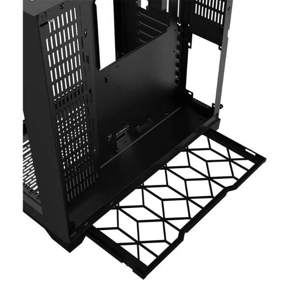 LovingCool LC-HXZ Mid Tower PC Case (ATX/mATX/ITX)  BLACK