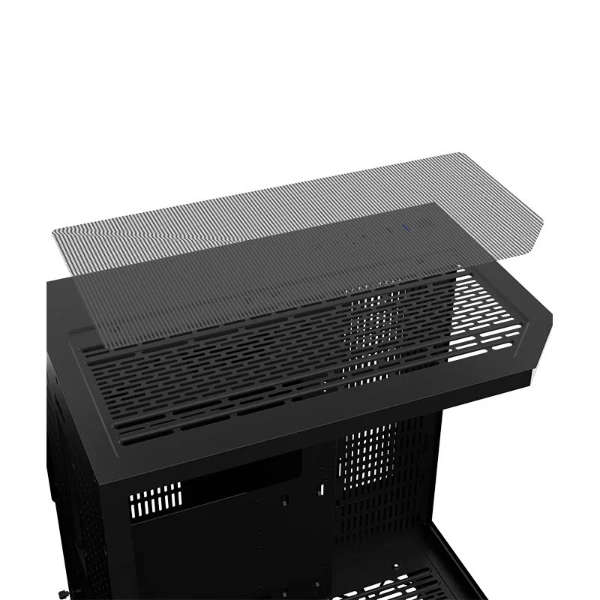 LovingCool LC-HXZ Mid Tower PC Case (ATX/mATX/ITX)  BLACK