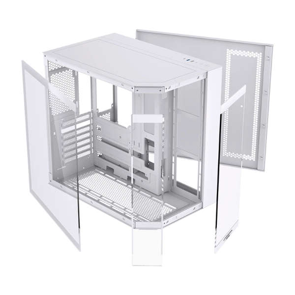 LovingCool LC-HXZ Mid Tower PC Case (ATX/mATX/ITX)  White