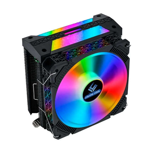 LovingCool LC-400B ARGB CPU Air Cooler  Black