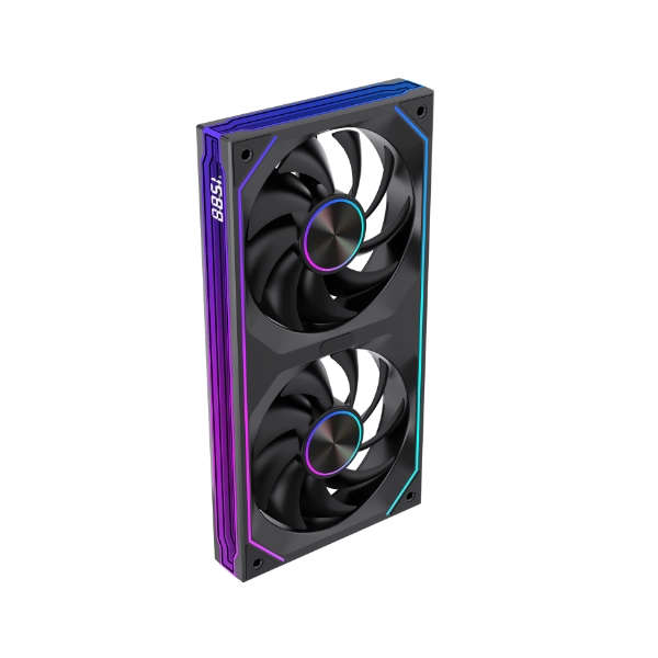 LovingCool LGPro-240-S ARGB 240mm Case Fan  Black (With Display)