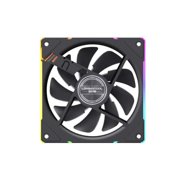LovingCool PJ MAX-120 CD ARGB 120mm Case Fan  Black