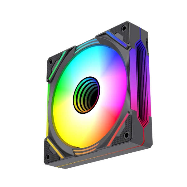 LovingCool YD Pro-120 Halo ARGB 120mm Case Fan  Black