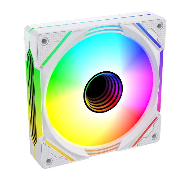 LovingCool YD Pro-120 Halo ARGB 120mm Case Fan  White