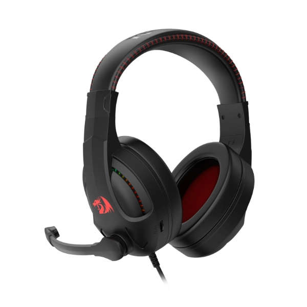 Redragon H211 CRONUS Surround Sound RGB Wired Gaming Headset  Black