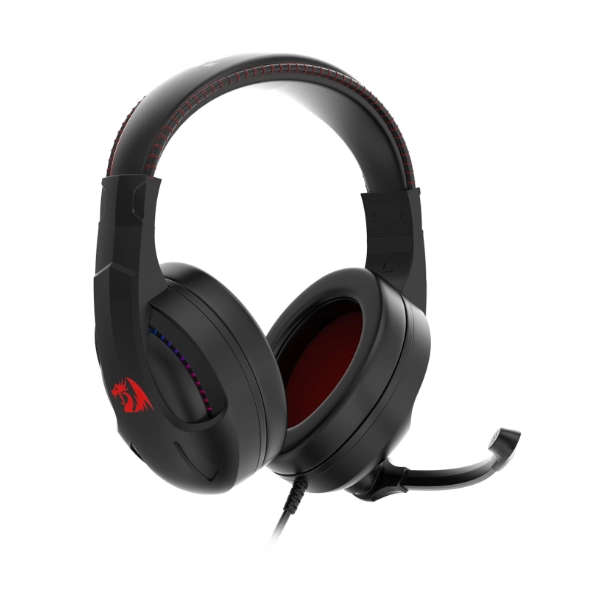 Redragon H211 CRONUS Surround Sound RGB Wired Gaming Headset  Black