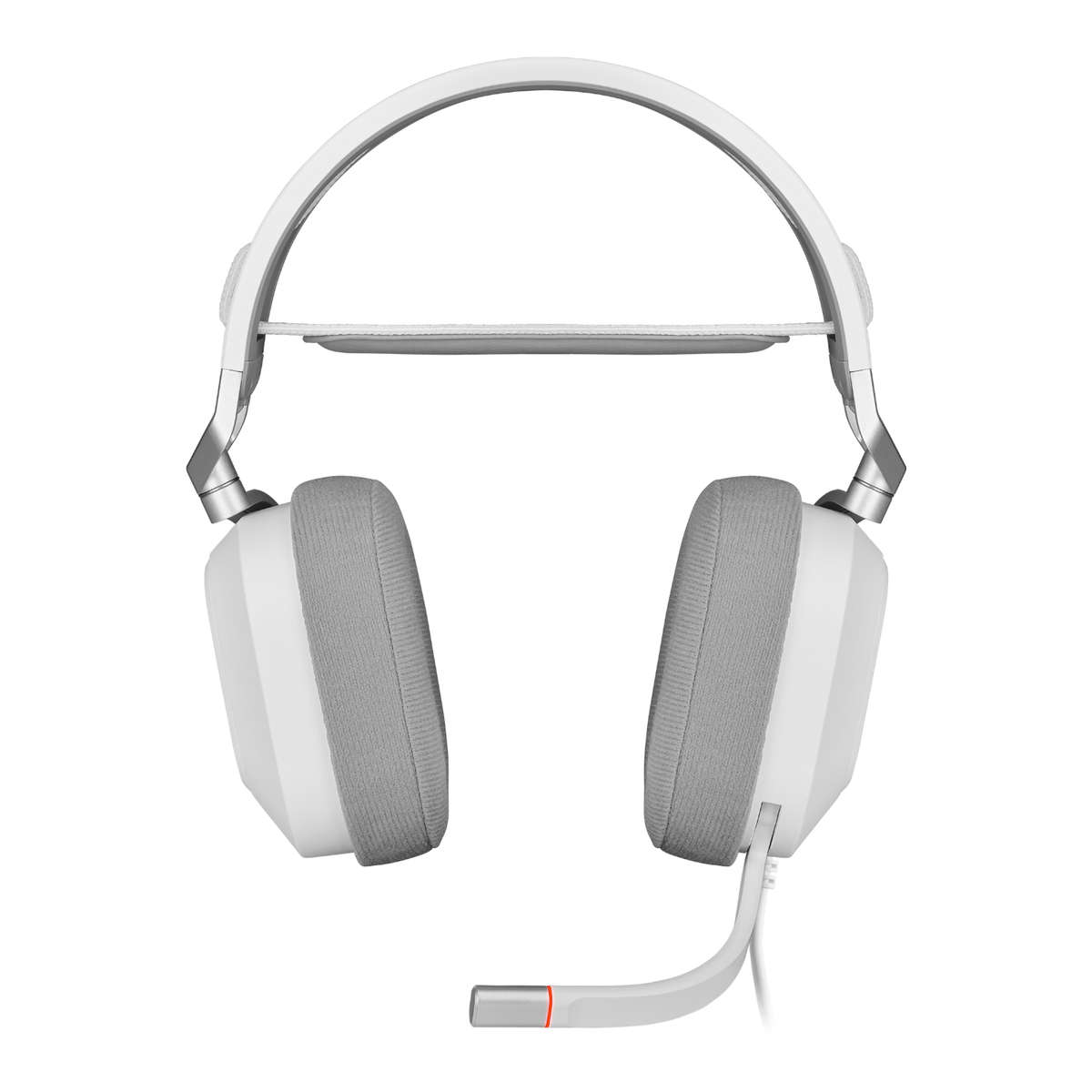 Corsair HS80 RGB USB Wired Over-Ear Gaming Headset — White