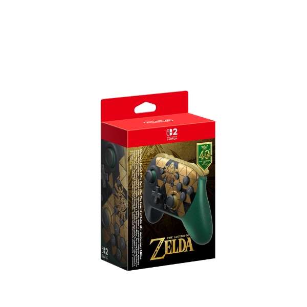 Nintendo Switch 2 Pro Controller The Legend of Zelda  40th Anniversary Edition