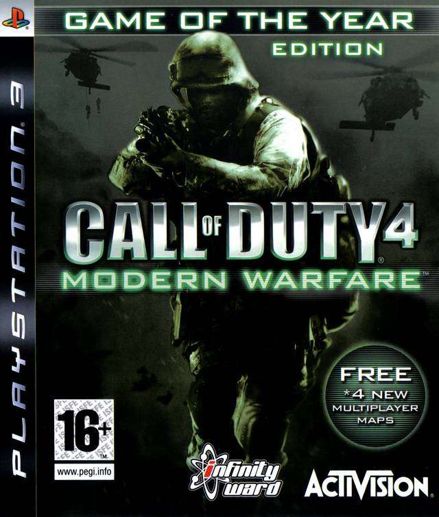 PS3 Call Of Duty 4 Modern Warfare Game Of The Year Edition