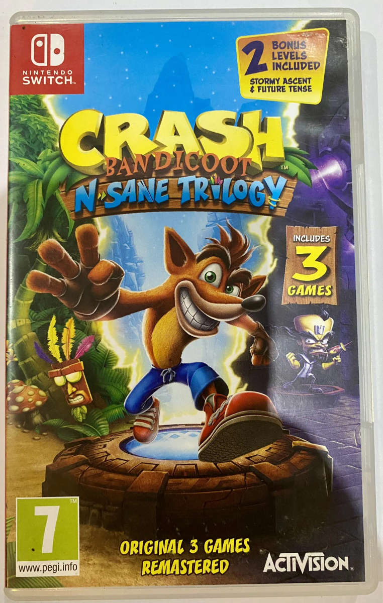 Crash Bandicoot N Sane Trilogy (Nintendo Switch, Secondhand)