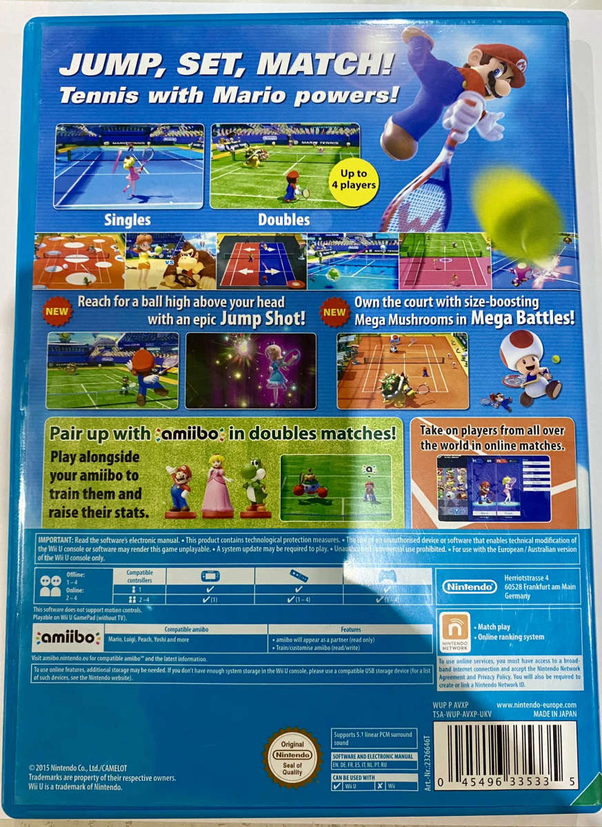 Mario Tennis Ultra Smash (Nintendo Wii U, Secondhand)
