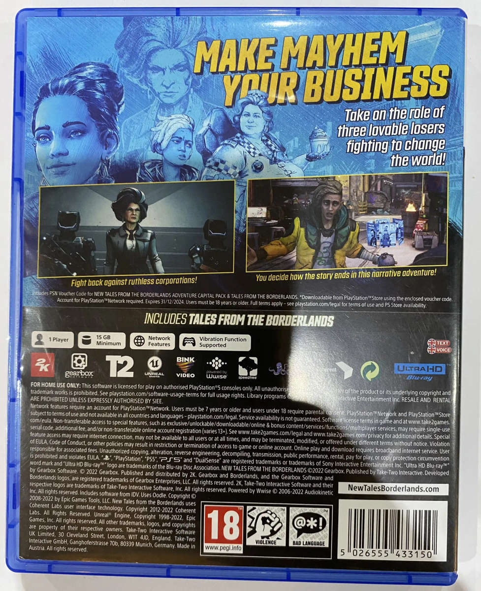 New Tales from the Borderlands - PS5