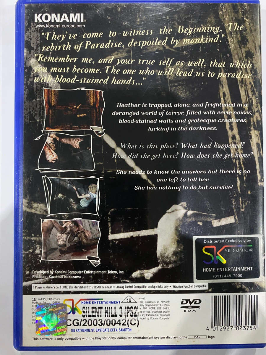 Silent Hill 3 - PS2