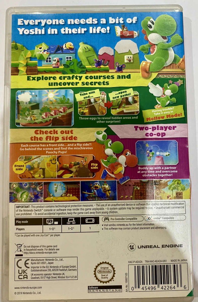 Yoshis Crafted World (Nintendo Switch, Secondhand)