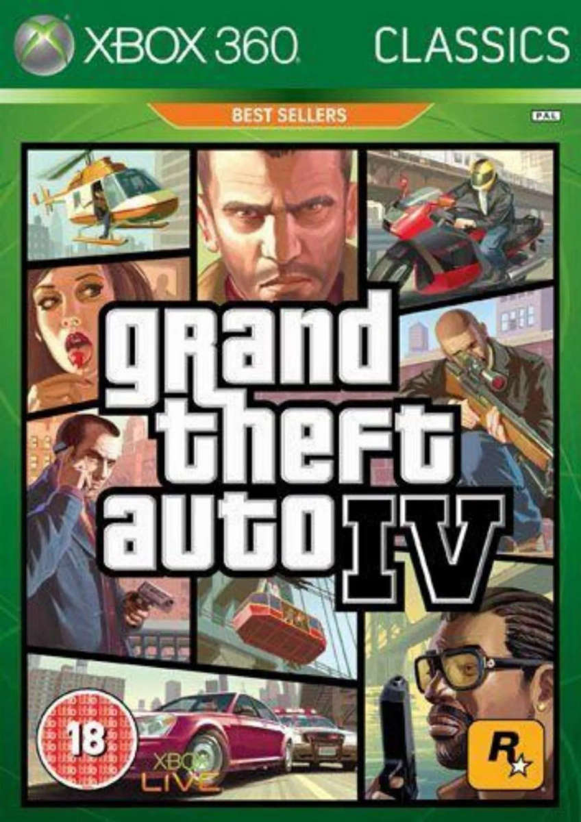Grand Theft Auto IV (GTA 4) - XBOX 360