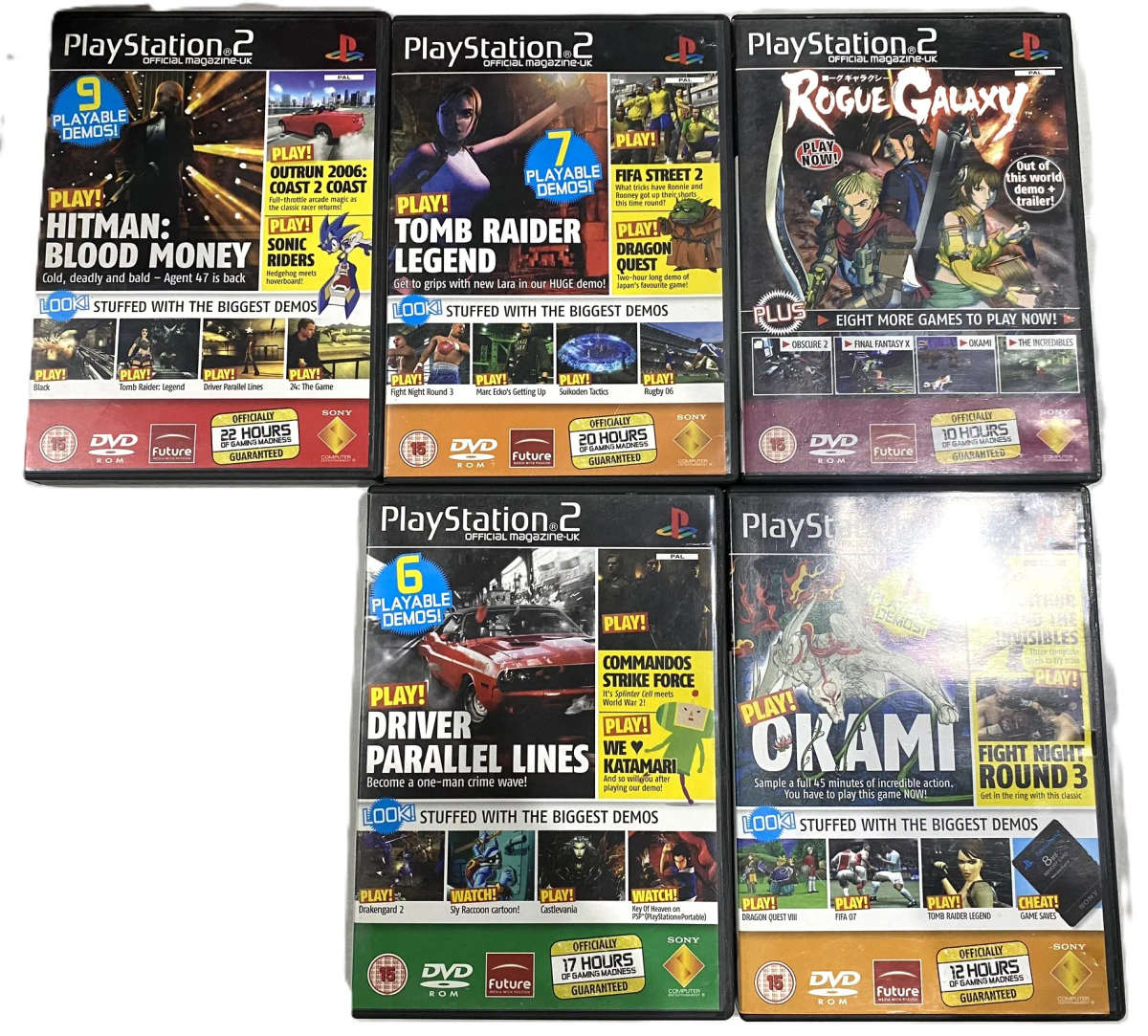 Rare Demo Lot x5 - PS2