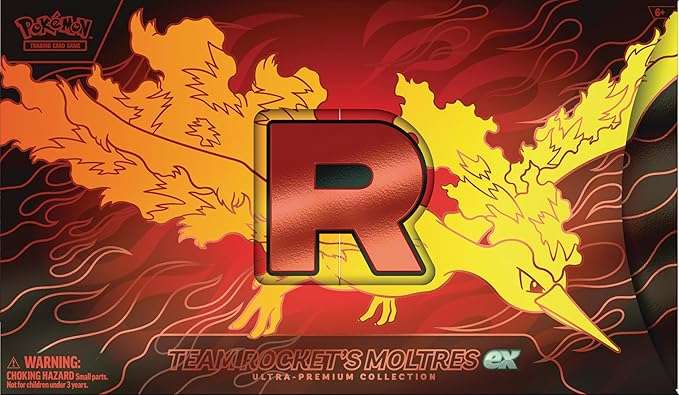 Pokemon Team Rockets Moltres ex Ultra Premium Collection