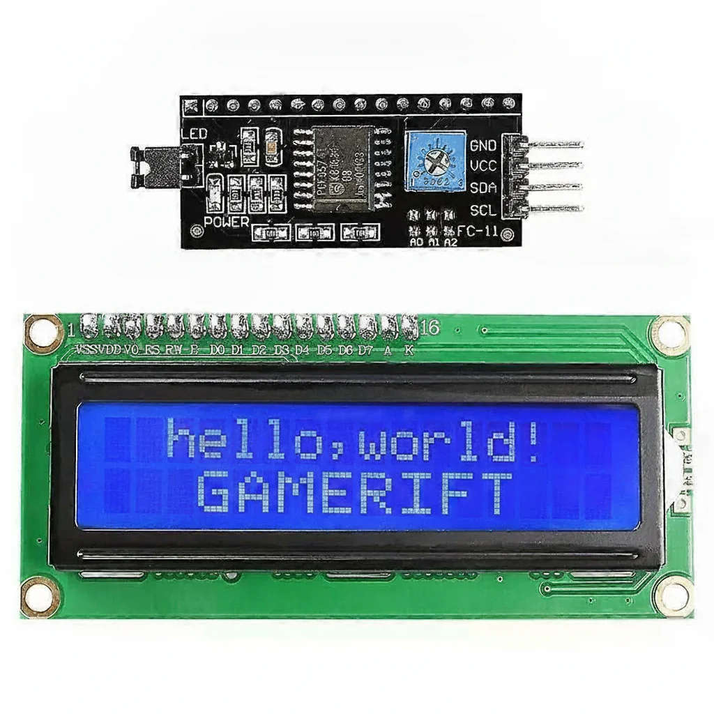 LCD1602 I2C Blue Backlight