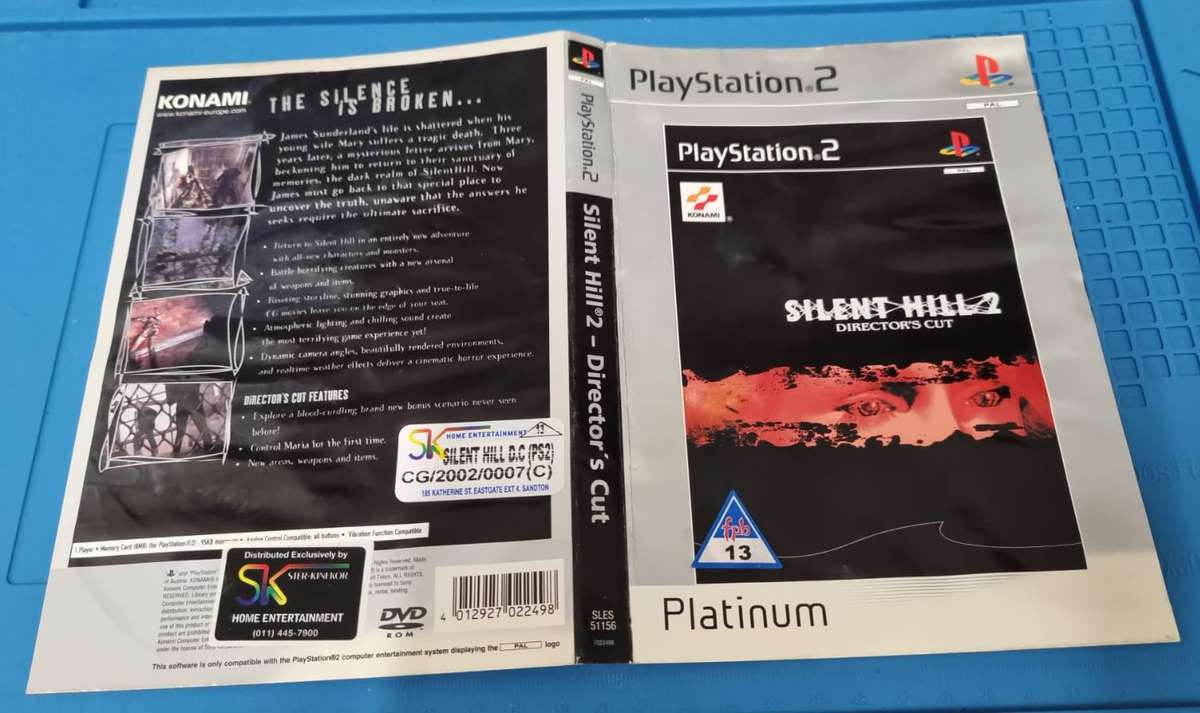 Silent Hill 2 Director's Cut, Ps2, CIB, R1600, Pre Loved