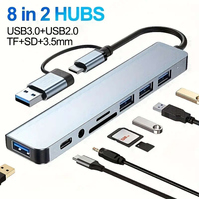 USB ultimate 8-in-1 USB Hub