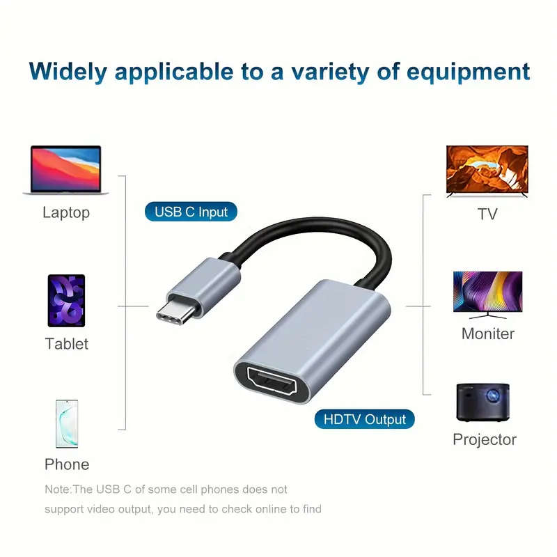 USB-C to HDTV Adapter