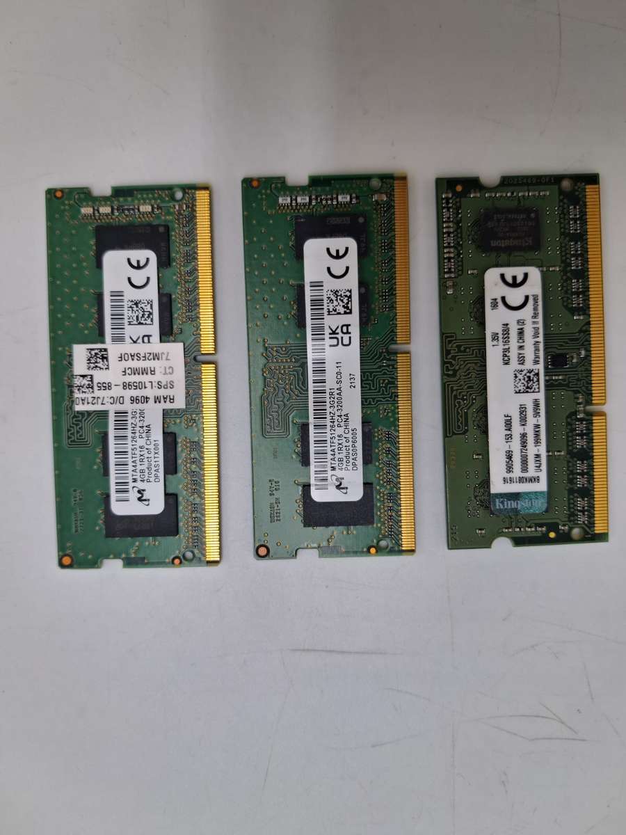 4GB DDR4 Laptop RAM  ONLY R250 EACH 