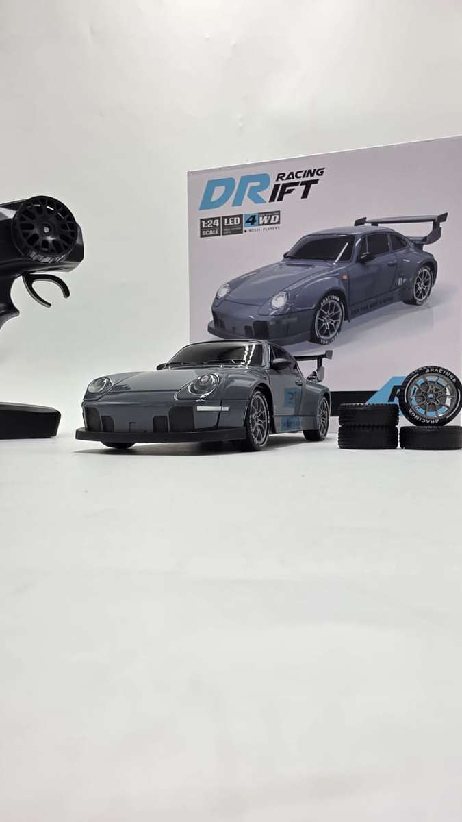 PORSCHE 911 NADO GREY DRIFT & SPIN RC CAR  READY TO DRIFT! 