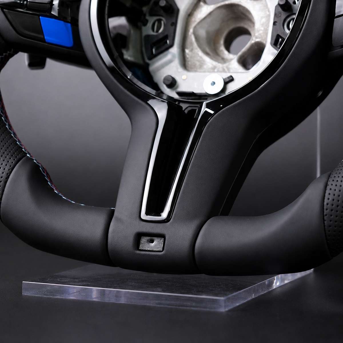 BMW M3 Style D-Shaped Sports Steering Wheel  Blue M1/M2 
