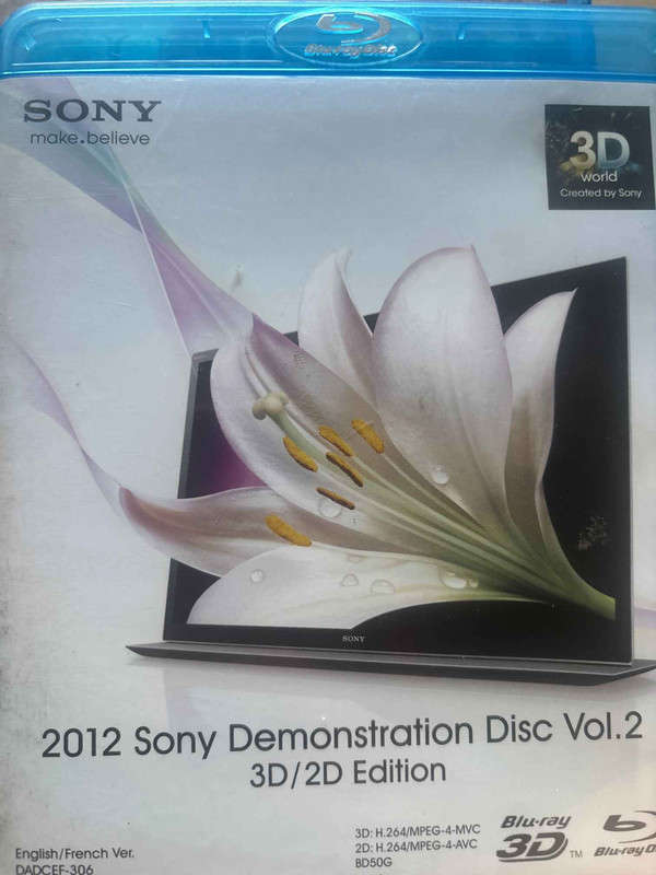 Sony 3D Demonstration Disc Vol 2 (Preowned Blu-ray 3D)
