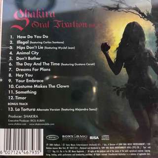Shakira: Oral Fixation Vol. 2 : CD